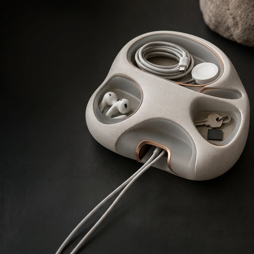 Westorase™ Drift Vault Cable Basin & Charging Organizer