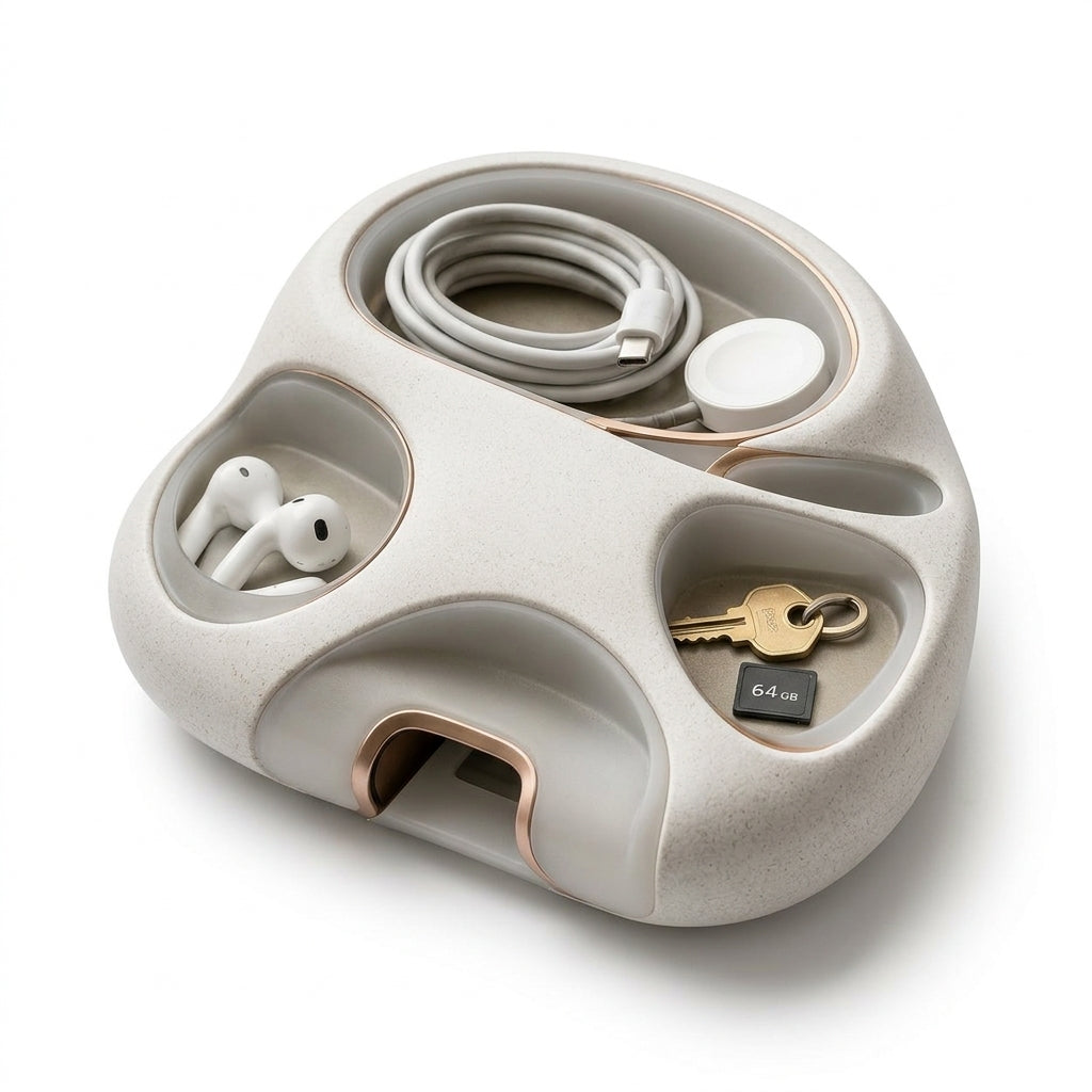 Westorase™ Drift Vault Cable Basin & Charging Organizer
