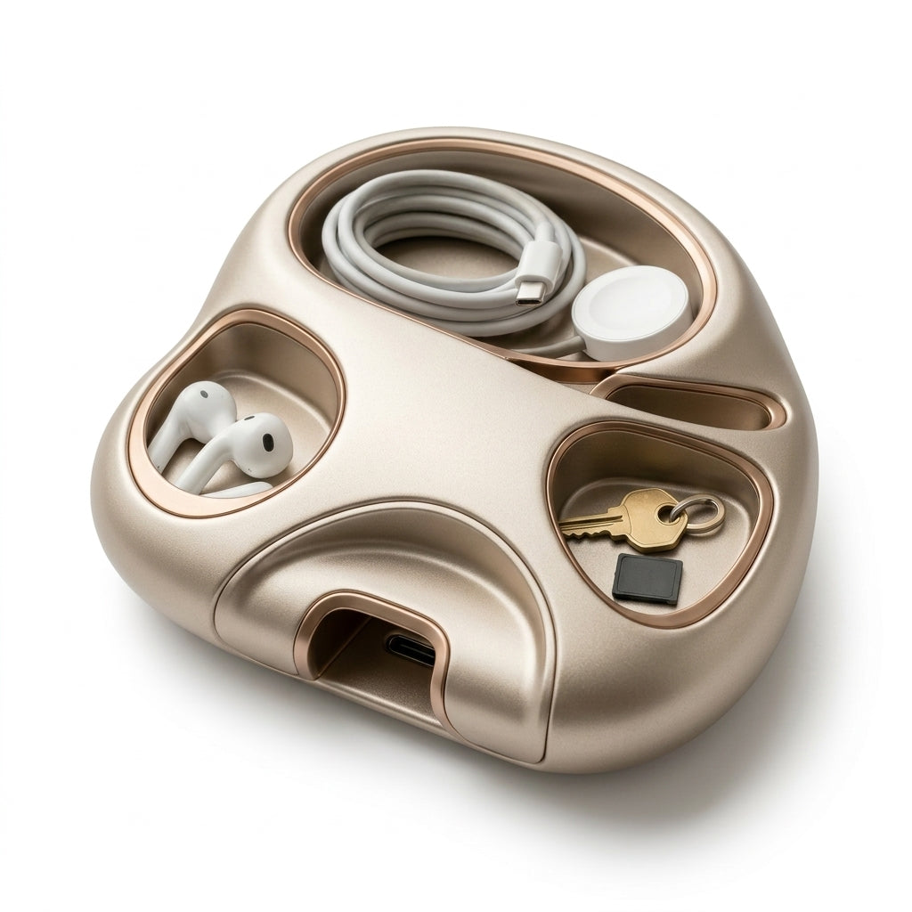 Westorase™ Drift Vault Cable Basin & Charging Organizer
