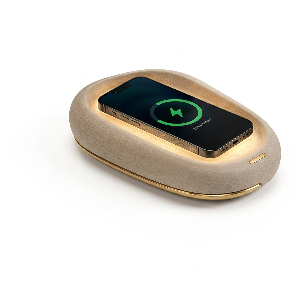 Westorase™ Echo Pebble Ambient Wireless Charging Tray